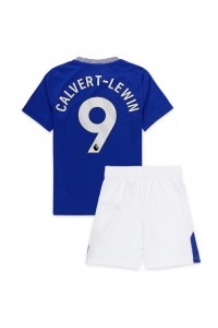 Everton Dominic Calvert-Lewin #9 Babytruitje Thuis tenue Kind 2024-25 Korte Mouw (+ Korte broeken)